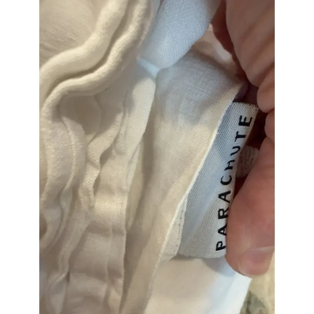 Parachute 100% Linen Full/Queen White Flat Sheet